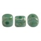 Les perles par Puca® Minos Perlen Opaque green turquoise new picasso 63130/65400